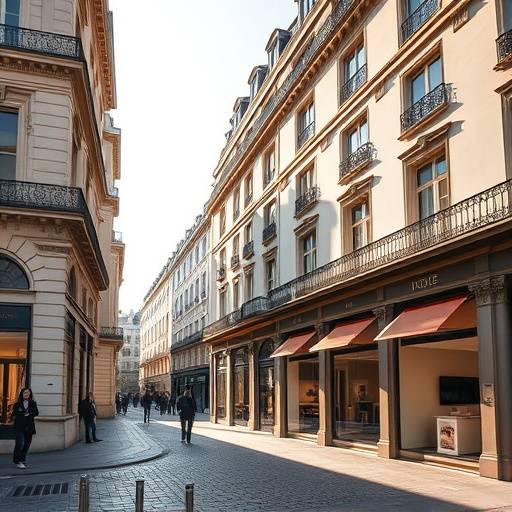 Image de la Place Vendôme et ses boutiques de luxe