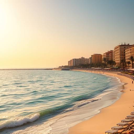 Image de Lieu 3 : Une plage ensoleillée à Nice